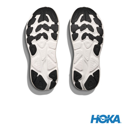 HOKA 男 Clifton 10 寬楦 路跑鞋 黑/白 1162032BWHT