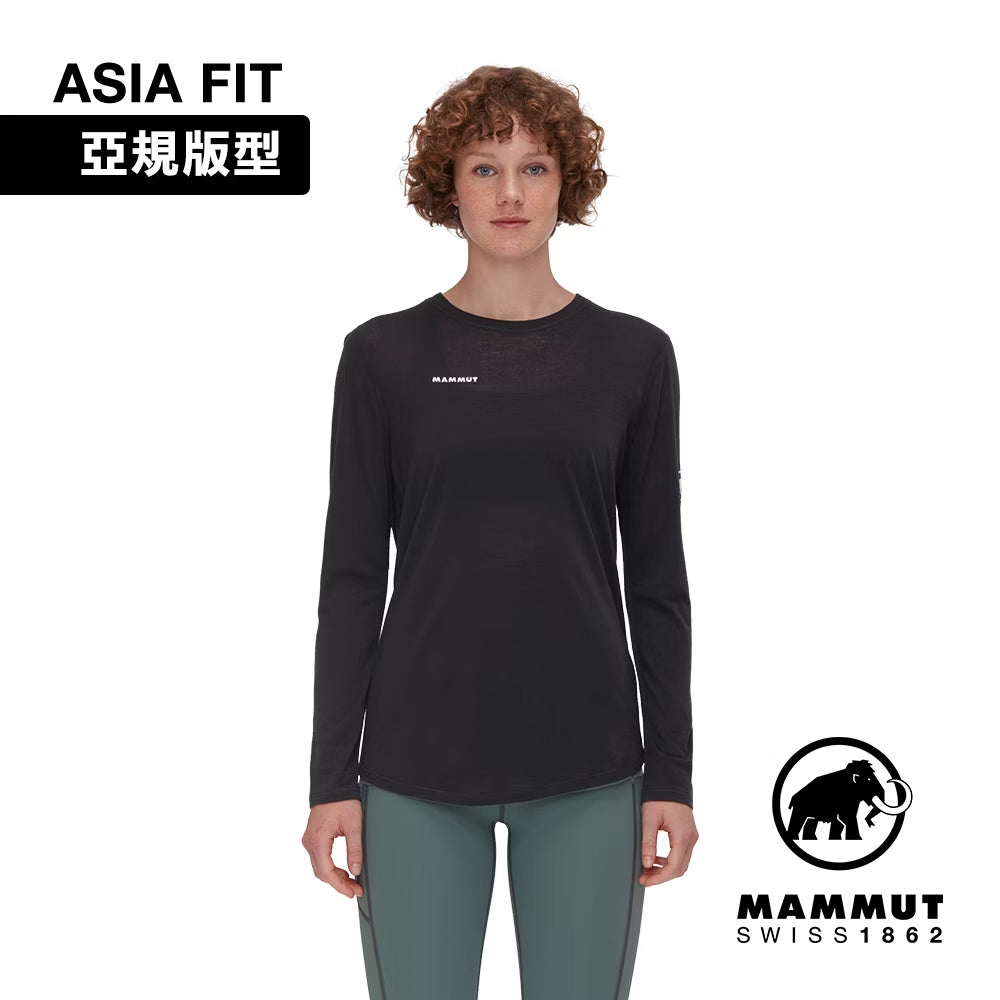 Mammut 長毛象 Tree Wool AF 女 羊毛混紡快乾抗臭長袖T恤 1016-01710