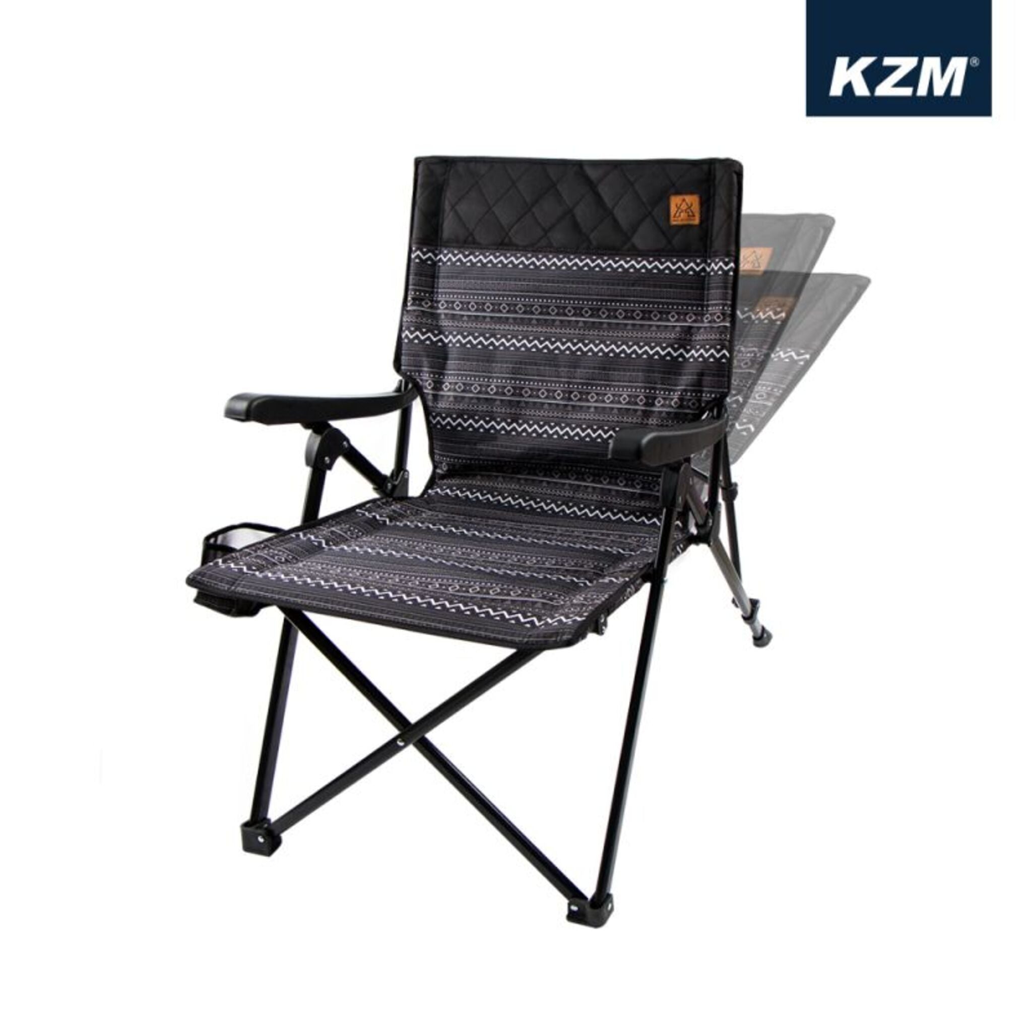 KAZMI KZM 彩繪民族風三段可調折疊椅 K20T1C002