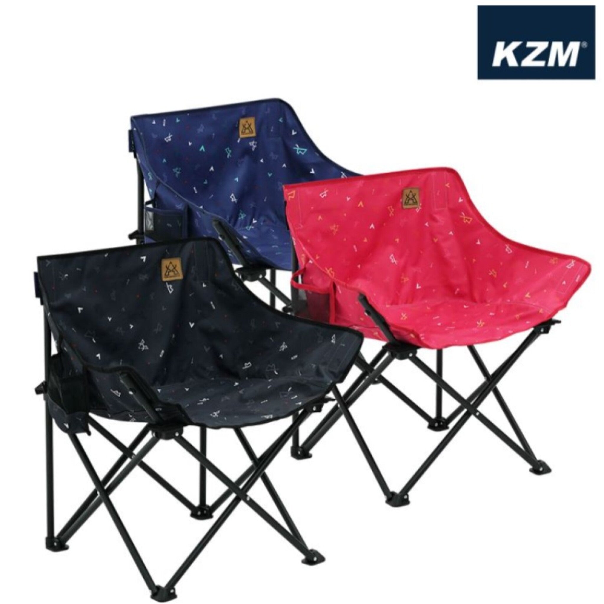 KAZMI KZM 印花休閒折疊椅 三色可選 K20T1C018