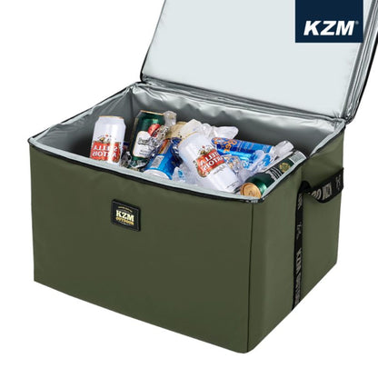 KZM 素面個性保冷袋 45L 軍綠色 K20T3K008