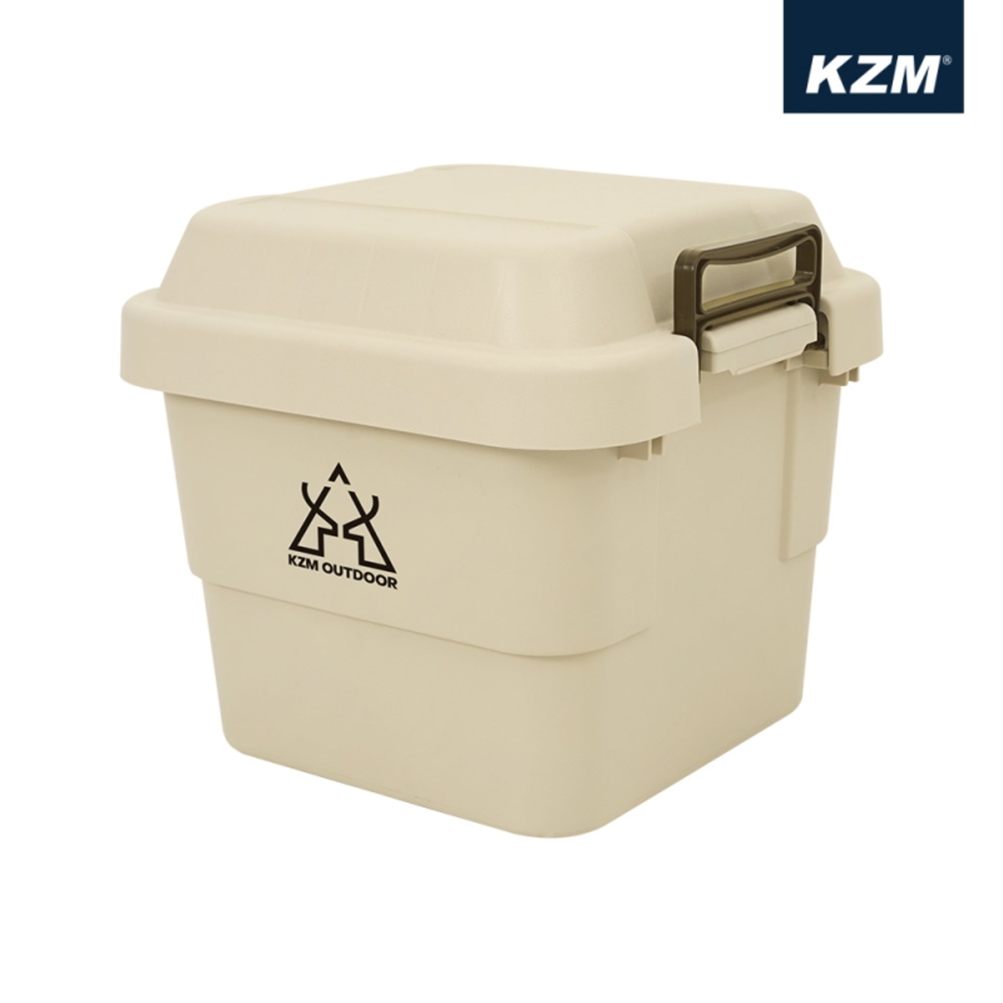 KAZMI KZM 風格收納箱30L 卡其色 K21T3K06