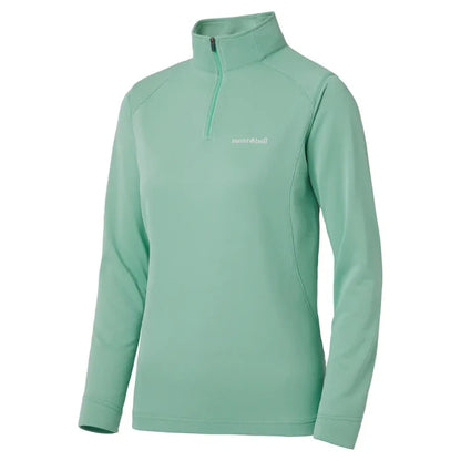 montbell WIC.ZEO L/S ZIP 女款 長袖 半門襟 排汗衣 1104941