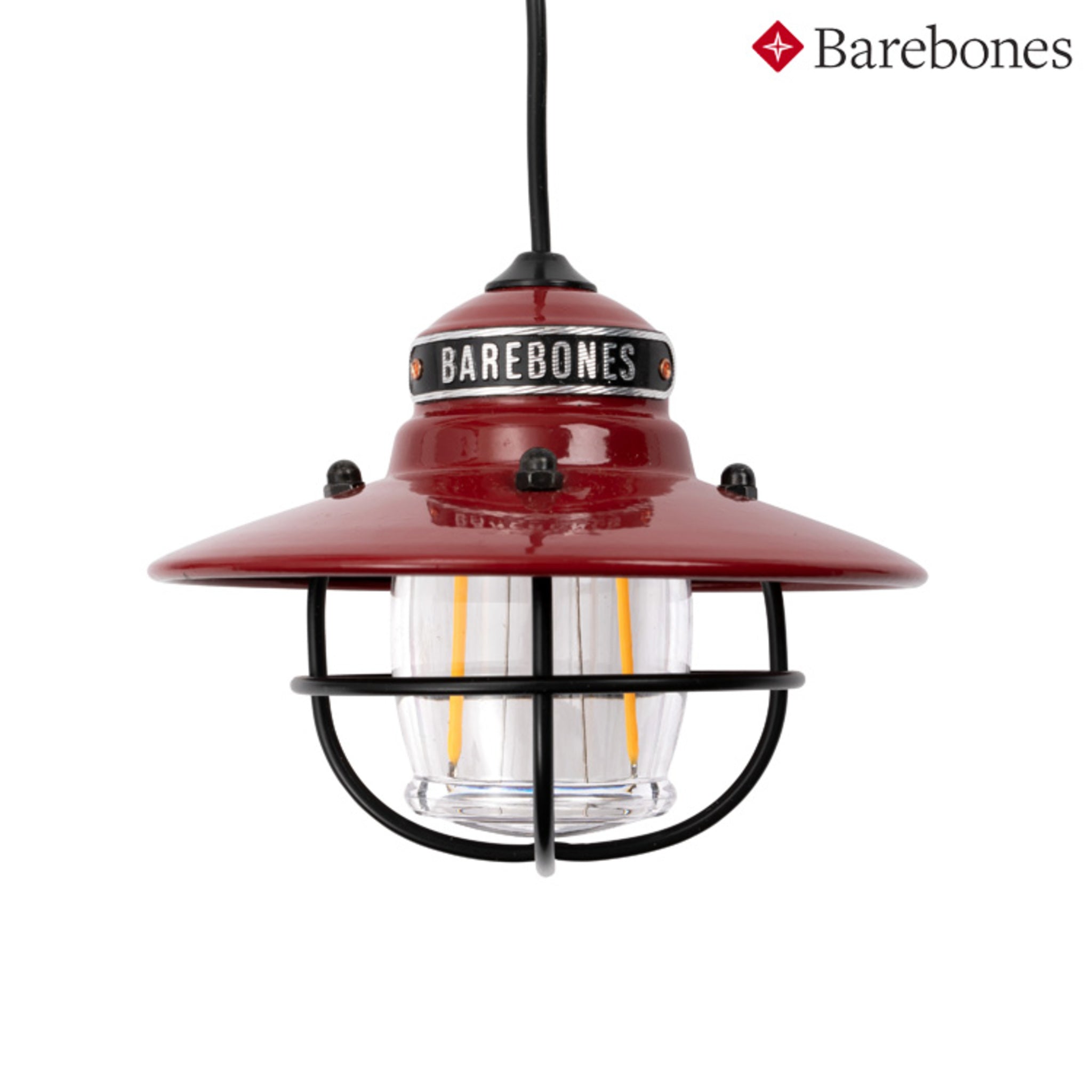 Barebones Edison Pendant Light 垂吊營燈 紅色 LIV-266