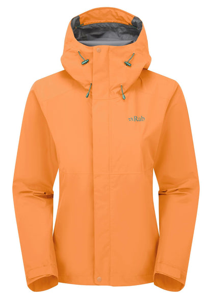 Rab Downpour 女 輕量防風防水連帽外套 QWI07