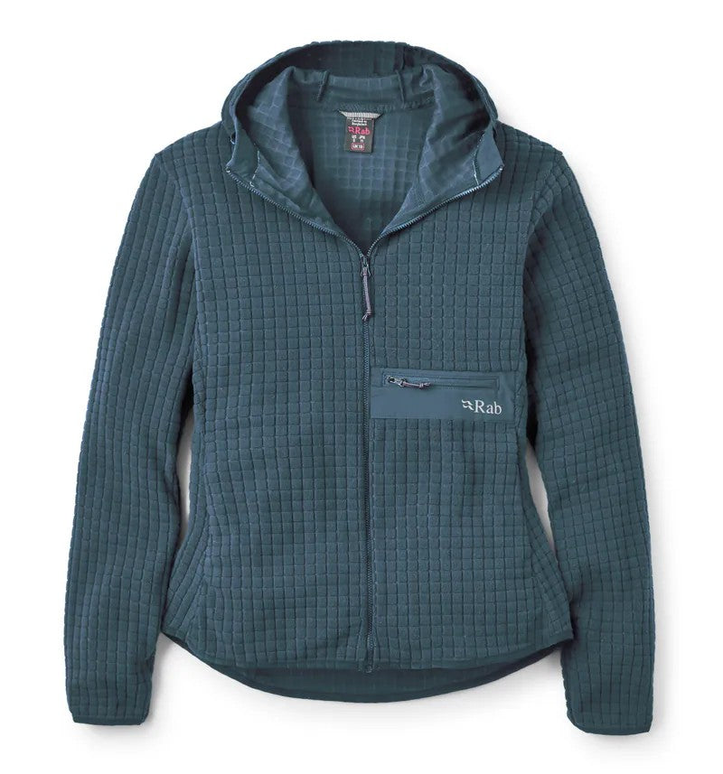 Rab Ramshaw Hoody 女款 格紋刷毛連帽外套 QFG75