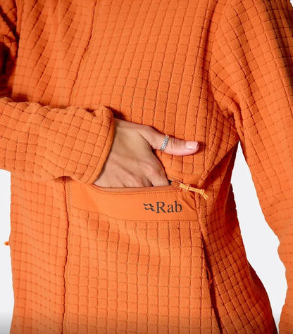 Rab Ramshaw Hoody 女款 格紋刷毛連帽外套 QFG75