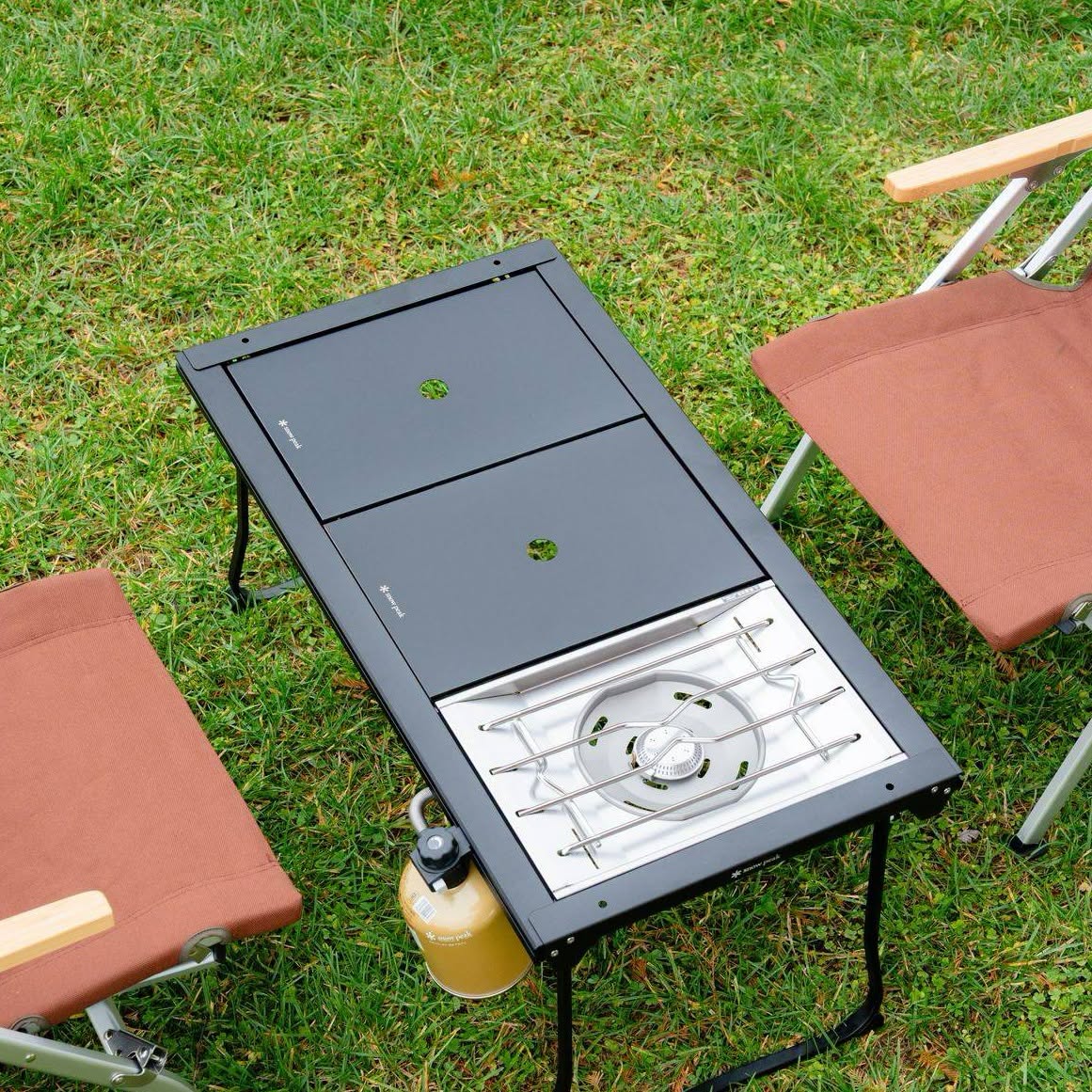 SnowPeak 入門型 IGT 單口爐不鏽鋼一桌一爐套裝 SET-081