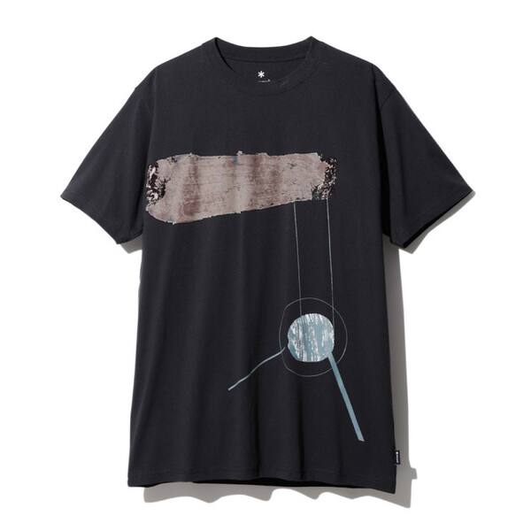 【Snow Peak】印花T恤 Home & Camp Burner 黑色 TS-22SU105BK