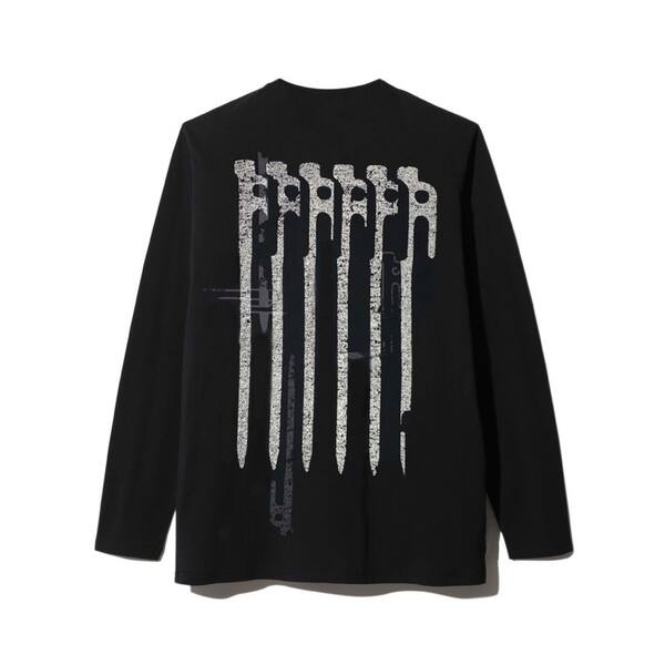 【Snow Peak】印花T恤 Solid Stake 黑色 TS-22SU107BK