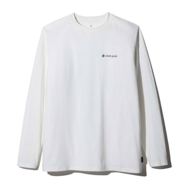 【Snow Peak】印花T恤 Fireplace 白色 TS-22SU10803WH