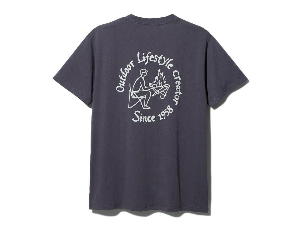 Snow Peak Camping Club T恤  炭灰色 TS-23AU002