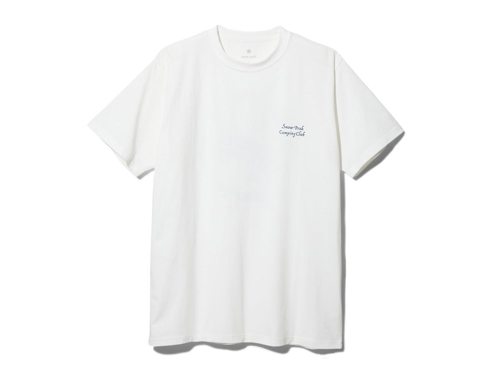 Snow Peak Camping Club T恤 白色 TS-23AU002