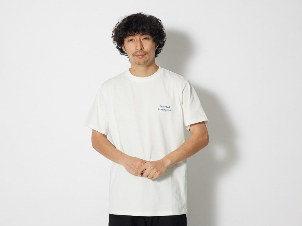 Snow Peak Camping Club T恤 白色 TS-23AU002
