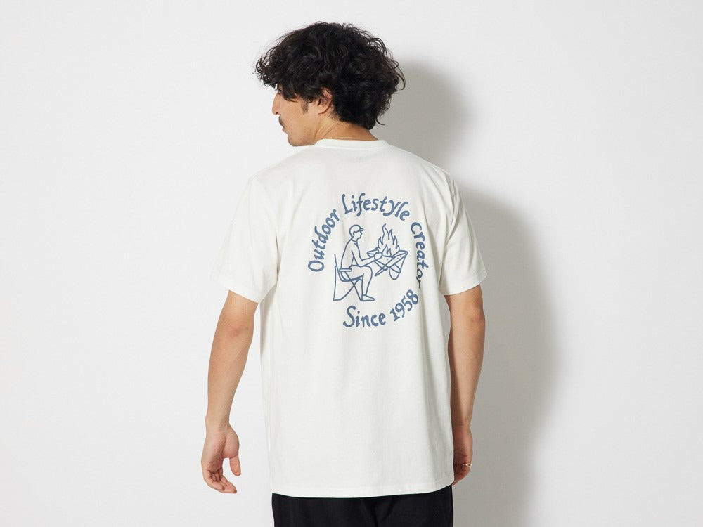 Snow Peak Camping Club T恤 白色 TS-23AU002