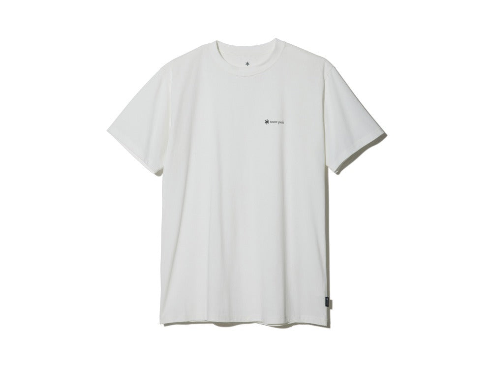 Snow peak SP 雪花 Logo T恤 白色 TS-23SU001
