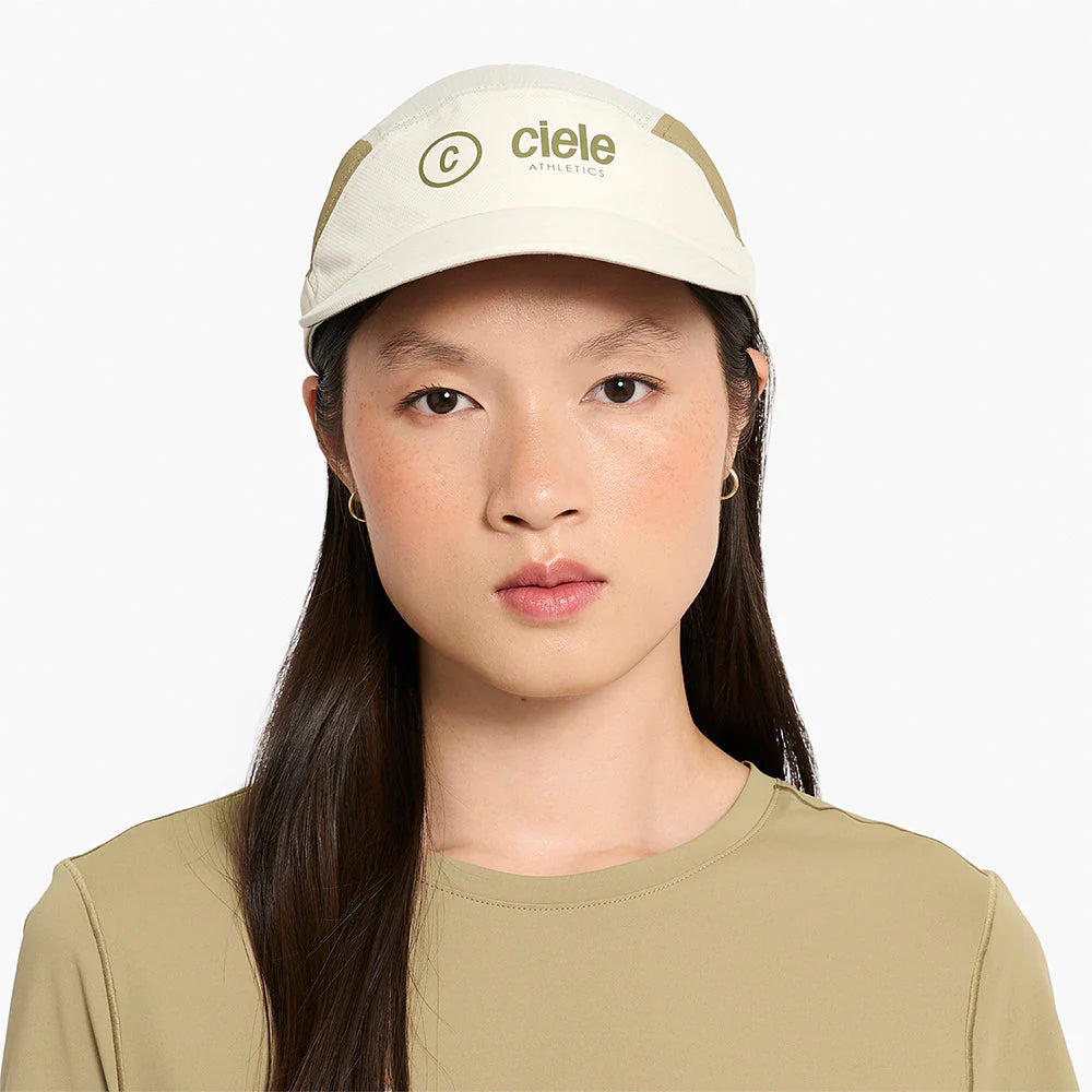 Ciele Athletics - 路跑帽 棒球帽 城市戶外穿搭帽 FSTCap SC-Classic 灰白/帆布棕 U2CA0063