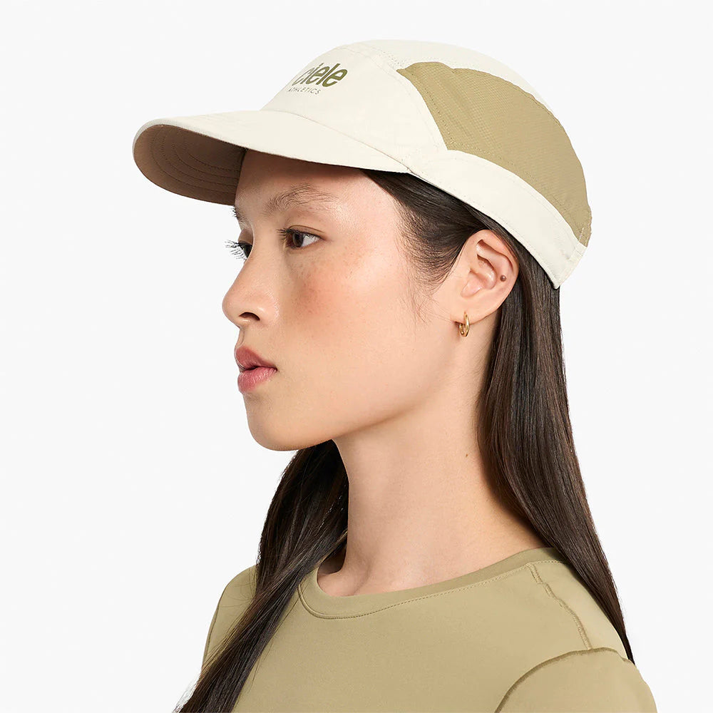 Ciele Athletics - 路跑帽 棒球帽 城市戶外穿搭帽 FSTCap SC-Classic 灰白/帆布棕 U2CA0063