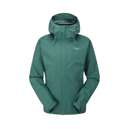 RAB Downpour Eco Jacket 輕量防風防水連帽外套 女款 QWG83