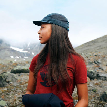 Fjallraven 小狐狸 短袖羊毛排汗衣 女 綠鏽/赤陶棕 Abisko Wool Fox FR84118-346-555