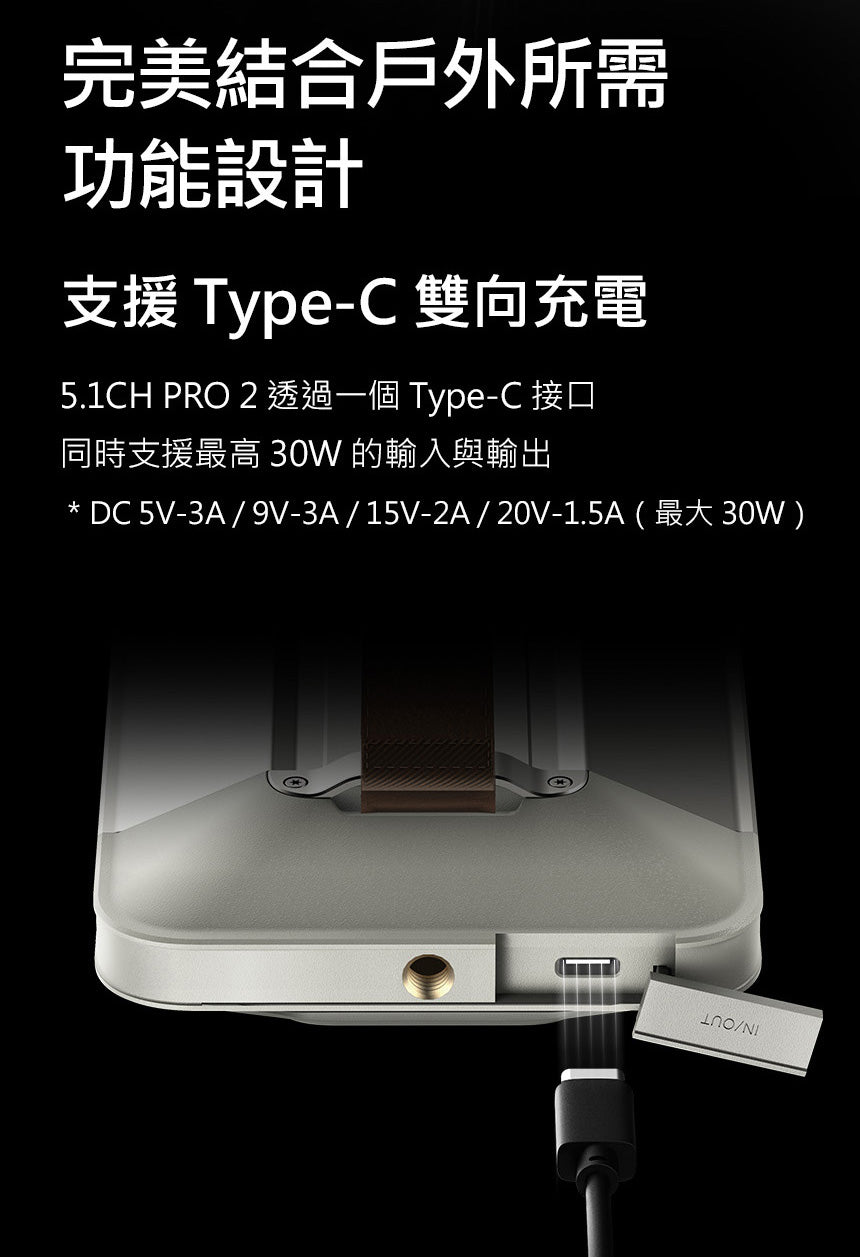 LUMENA PRO2 5.1ch 五面廣角行動LED照明燈/攝影燈 三色溫
