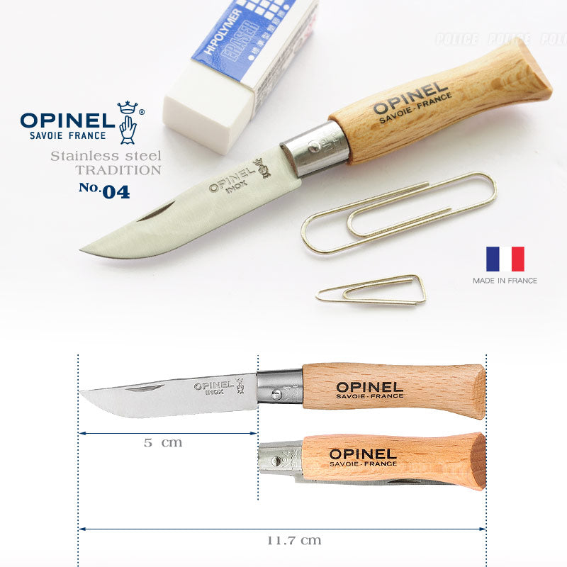 OPINEL Stainless 法國經典 櫸木柄不鏽鋼折刀