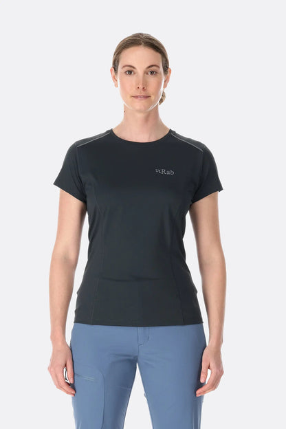 RAB Force Tee 圓領短袖透氣排汗衣 女款 QBL06
